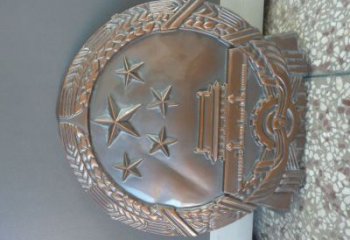 公園?；盏袼軓S家 戶外擺件 黨建校徽雕塑廠