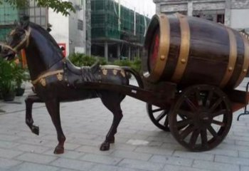 異形酒桶雕塑廠家 現(xiàn)代廣場(chǎng)小品 仿古酒桶雕塑制作