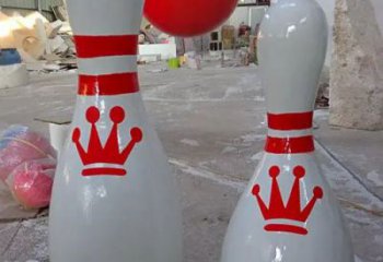 異形保齡球雕塑廠家 現代小品 仿真保齡球雕塑廠