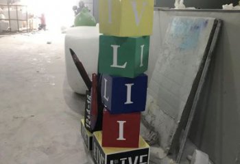 園林鉛筆雕塑廠家 現代小品 中式不銹鋼鉛筆雕塑廠