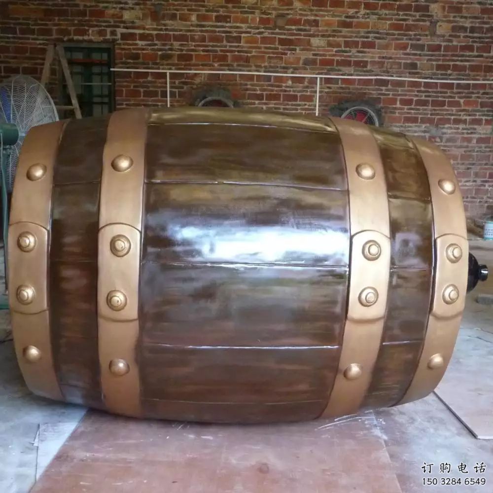 酒店酒罐雕塑廠家 現代廣場小品 幾何酒罐雕塑廠