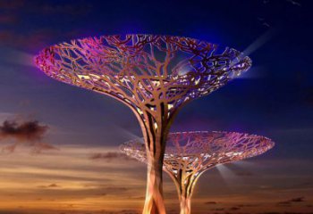 異形雨傘雕塑廠家 現(xiàn)代大型小品 公園不銹鋼雨傘雕塑廠