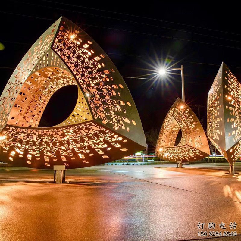 公園百家姓雕塑廠家 戶外擺件 創意不銹鋼百家姓雕塑廠