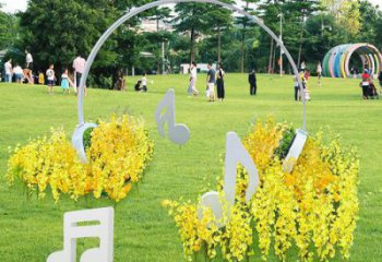 抽象耳麥雕塑廠家 廣場(chǎng)小品 戶外不銹鋼耳麥雕塑加工