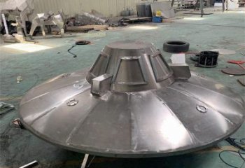 鍛造飛碟雕塑廠家 歐式小品 戶外不銹鋼飛碟雕塑廠