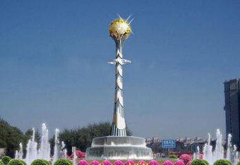 戶(hù)外獎(jiǎng)杯雕塑廠家 噴漆小品 大型不銹鋼獎(jiǎng)杯雕塑工廠