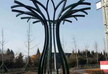 中式花傘雕塑廠家 鏤空創(chuàng)意小品 游樂場不銹鋼花傘雕塑廠