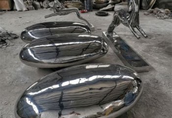 創(chuàng)意景觀石雕塑廠家 現(xiàn)代小品 公園不銹鋼景觀石雕塑廠