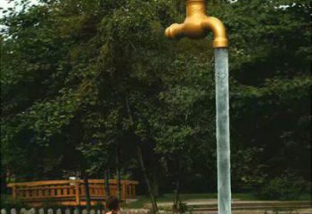 大型水龍頭雕塑廠家 創意小品 戶外水龍頭雕塑生產制作