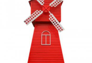 廣場大風車雕塑廠家 創意小品 彩繪大風車雕塑廠