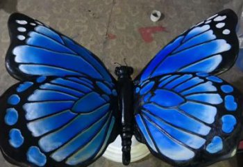 抽象蝴蝶結雕塑廠家 烤漆公園抽象小品擺件