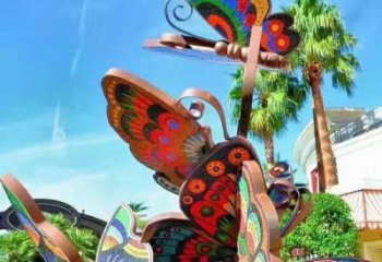 大型蝴蝶樹(shù)雕塑廠(chǎng)家 鍛造小品 創(chuàng)意不銹鋼蝴蝶樹(shù)雕塑廠(chǎng)