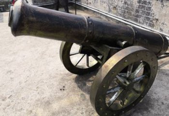 仿古炮雕塑廠家 草地小品 房地產炮雕塑廠