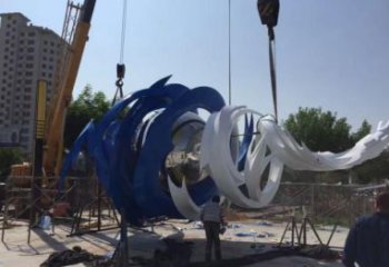 大型龍卷風(fēng)雕塑廠家 鍛造小品 異形不銹鋼龍卷風(fēng)雕塑廠