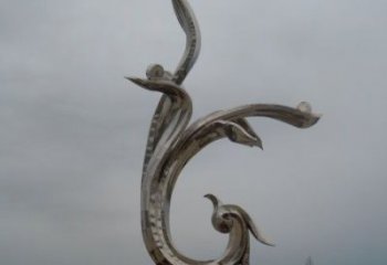 廣場馬蘭花雕塑廠家 戶外創意小品 現代不銹鋼馬蘭花雕塑廠