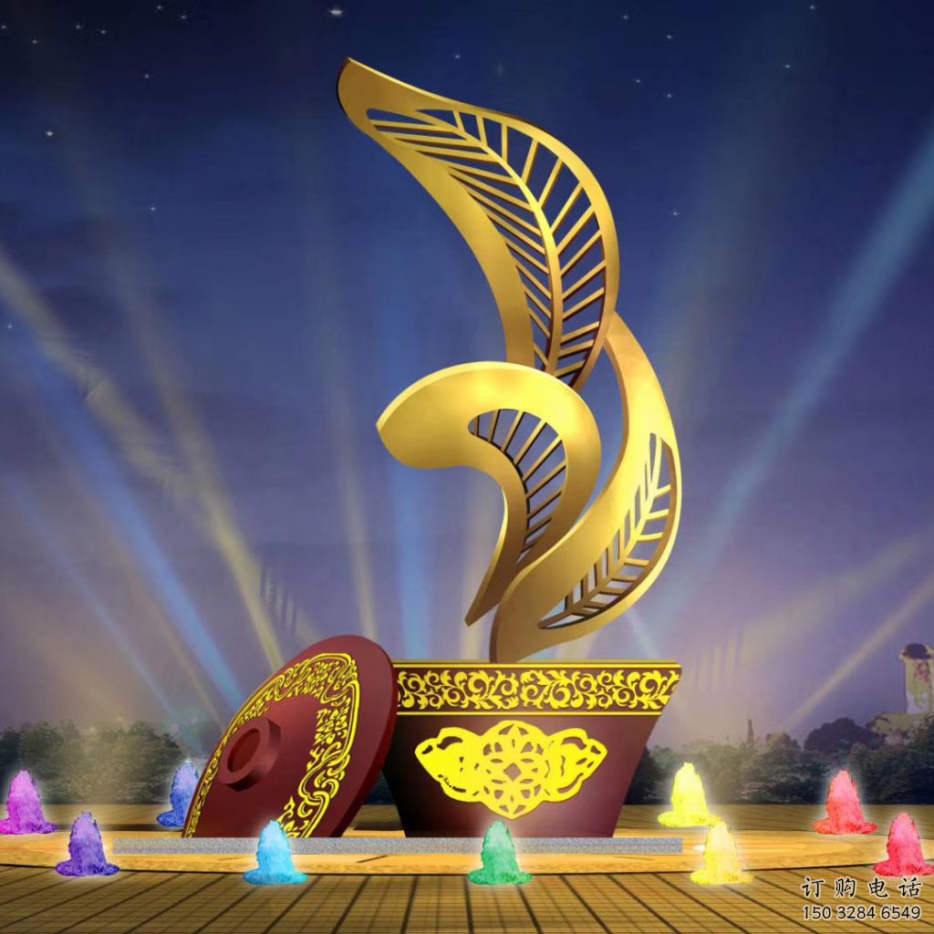 仿真白樺樹雕塑廠家 現代擺件 創意不銹鋼白樺樹雕塑廠