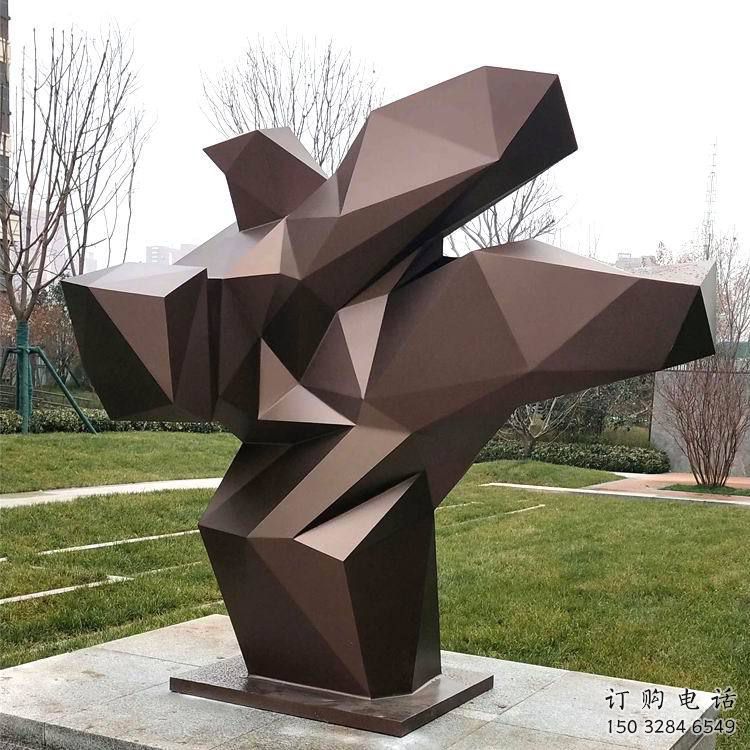 幾何太極雕塑廠家 公園廣場小品 現代太極雕塑廠