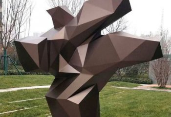 幾何太極雕塑廠家 公園廣場小品 現(xiàn)代太極雕塑廠