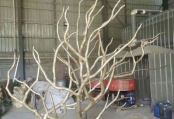 創(chuàng)意枯樹枝雕塑廠家  酒店小品 公園不銹鋼枯樹枝雕塑廠