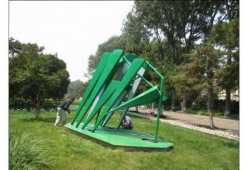 大型竹子雕塑廠家 鍛造烤漆小品 抽象不銹鋼竹子雕塑廠