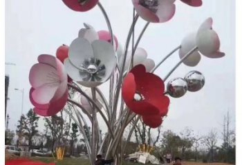 大型玫瑰花雕塑廠家 鍛造小品 創意不銹鋼玫瑰花雕塑廠