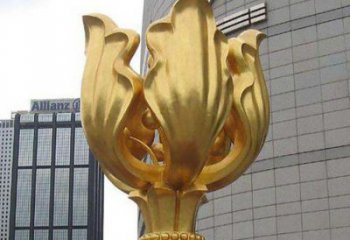 鍍金花瓣雕塑廠家 鑄造擺件 現代不銹鋼花瓣雕塑廠
