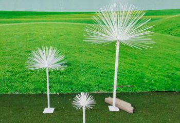 廣場(chǎng)蒲公英雕塑廠家 抽象小品  大型不銹鋼蒲公英雕塑廠