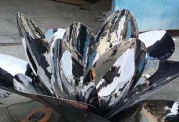 房地產(chǎn)蓮花雕塑廠家 大型擺件 鍛造不銹鋼蓮花雕塑廠