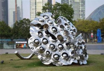 異形蓮蓬雕塑廠家 現(xiàn)代公園小品 廣場(chǎng)不銹鋼蓮蓬雕塑廠