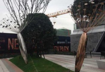 烤漆蓮藕雕塑廠家 現(xiàn)代公園小品 廣場(chǎng)不銹鋼蓮藕雕塑廠