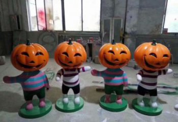 幼兒園南瓜雕塑廠家 創意公園擺件 現代抽象南瓜雕塑廠