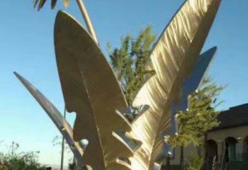 拉絲花樹雕塑廠家 鏤空創意擺件 別墅區不銹鋼花樹雕塑廠