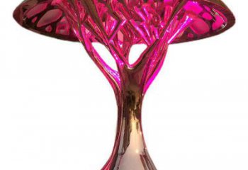 幾何樹(shù)冠雕塑廠家 發(fā)光小品 現(xiàn)代不銹鋼樹(shù)冠雕塑價(jià)格