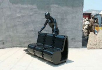 園林膠卷雕塑廠家 烤漆小品 中式不銹鋼膠卷雕塑廠