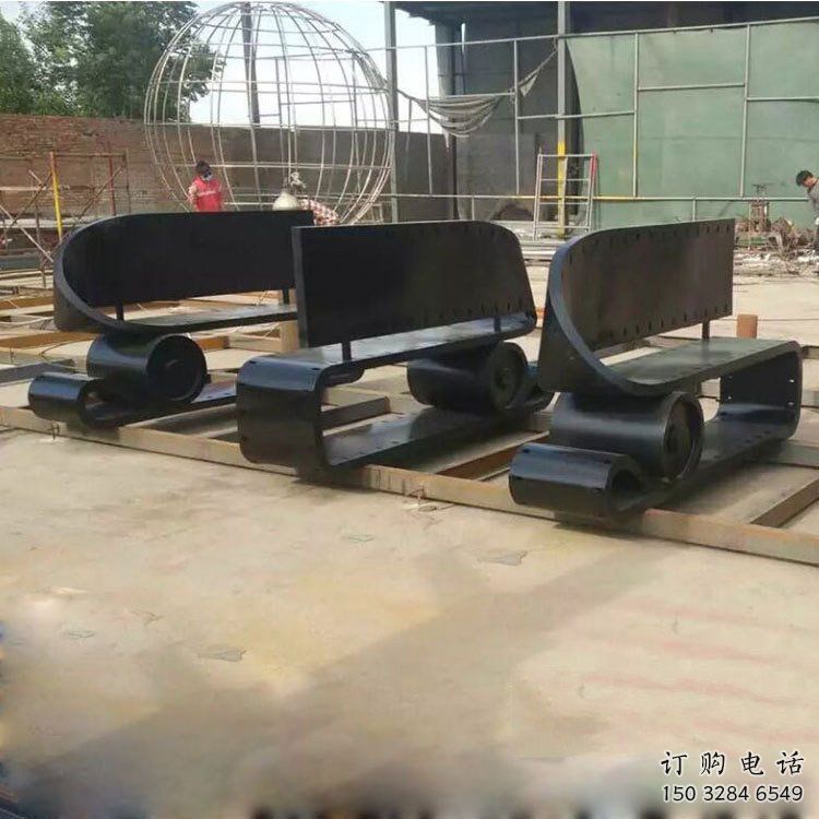 抽象膠卷雕塑廠家 現代小品 戶外不銹鋼膠卷雕塑廠