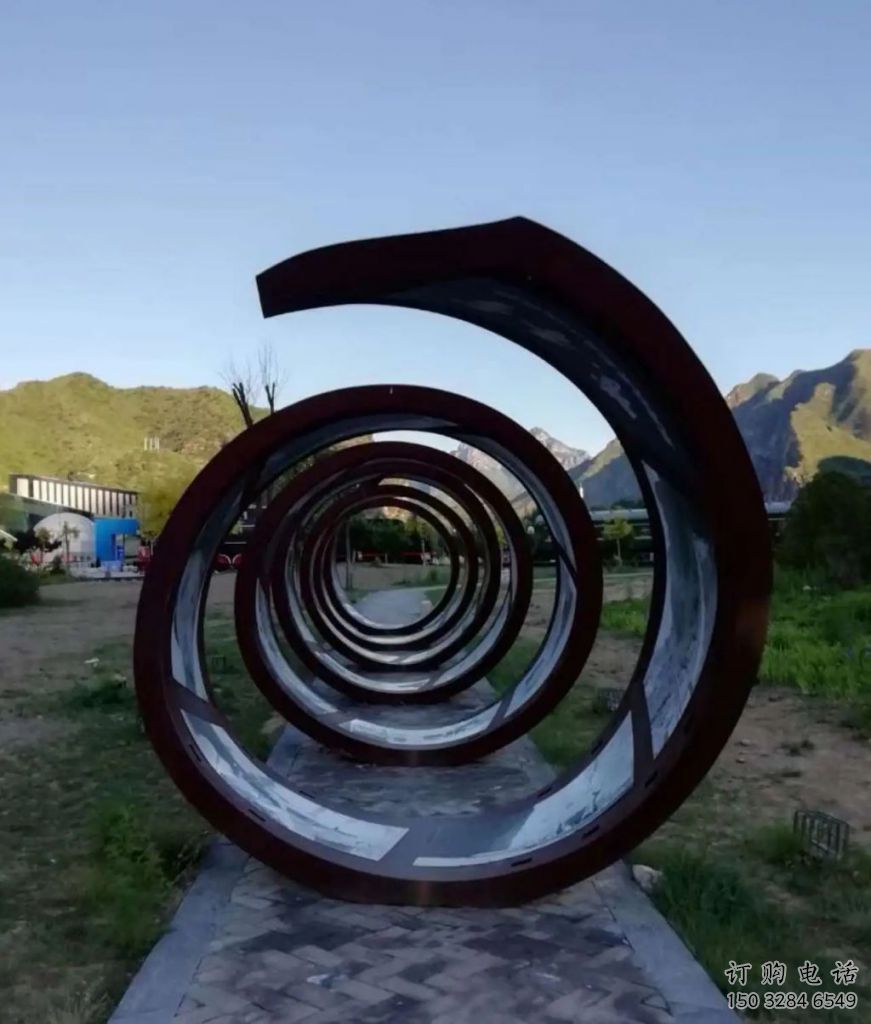 異形膠卷雕塑廠家 現(xiàn)代廣場小品 戶外不銹鋼膠卷雕塑廠