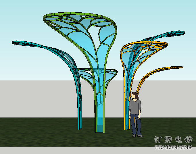 現(xiàn)代芭蕉葉雕塑廠家 大型別墅區(qū)擺件 創(chuàng)意不銹鋼芭蕉葉雕塑廠