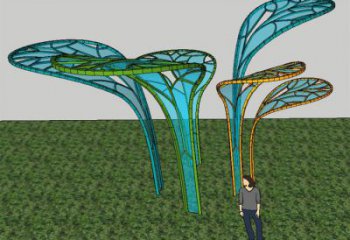 烤漆芭蕉葉雕塑廠家 歐式小品 戶外不銹鋼芭蕉葉雕塑價格