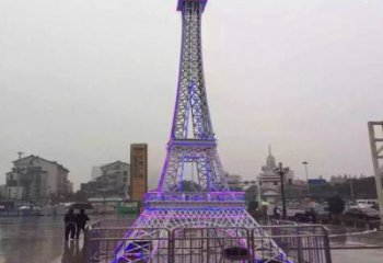 燈光塔雕塑廠家 鏤空小品 商業街不銹鋼塔雕塑廠