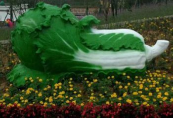 仿真大白菜雕塑廠家 現(xiàn)代擺件 大型不銹鋼大白菜雕塑價(jià)格