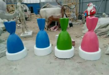 創(chuàng)意棒棒糖雕塑廠家 彩繪小品 公園棒棒糖雕塑制作