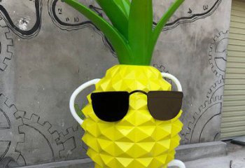 異形菠蘿雕塑廠家 現(xiàn)代小品 廣場菠蘿雕塑定制