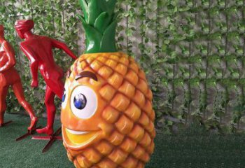 幾何菠蘿雕塑廠家 幼兒園小品 創(chuàng)意菠蘿雕塑廠