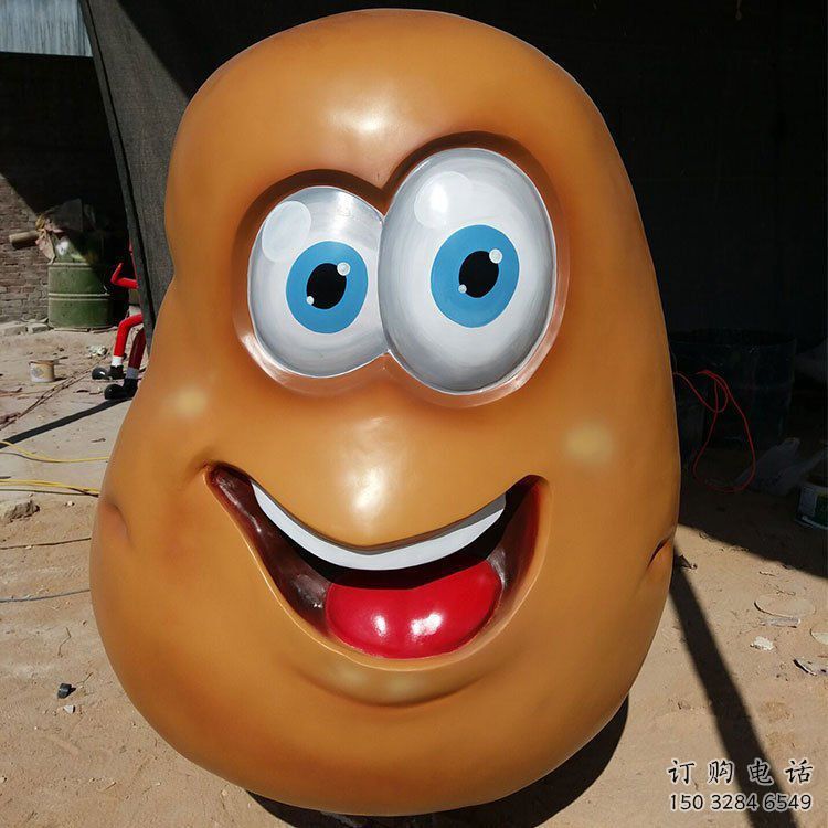 烤漆土豆雕塑廠家 戶外小品 公園土豆雕塑廠