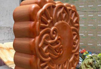 異形月餅雕塑廠家 現(xiàn)代廣場小品 公園月餅雕塑制作