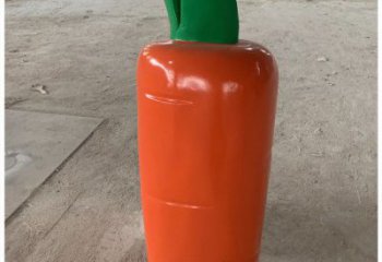 大型胡蘿卜雕塑廠家 彩繪小品 草地胡蘿卜雕塑價格