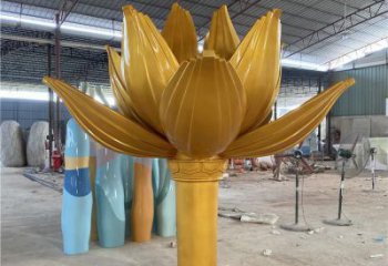 創意紫荊花雕塑廠家 戶外小品 公園不銹鋼紫荊花雕塑廠