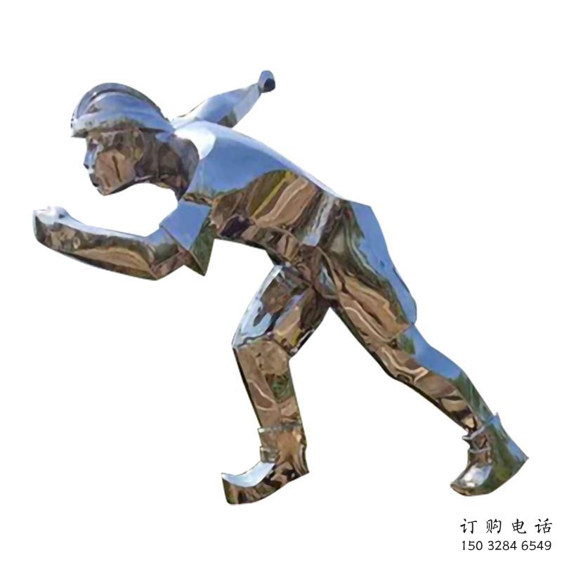 仿真工人雕塑廠家 現(xiàn)代擺件 創(chuàng)意不銹鋼工人雕塑廠