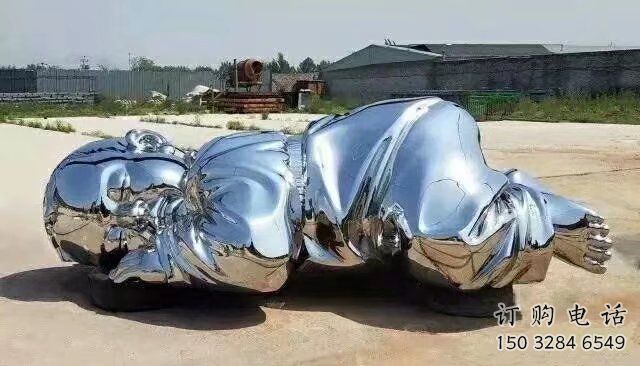 創(chuàng)意兒童雕塑廠家 戶外擺件小品 公園不銹鋼兒童雕塑廠