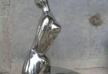 現代女人體雕塑廠家 大型別墅區擺件 歐式不銹鋼女人體雕塑廠